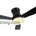 52" Ceiling Fan Fensalir 3 Speed Remote Control Timing Function 3 Blade New Bronze Finish (Black) - B07567SLQS
